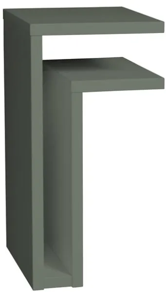 Maze F-Shelf Hylla Höger Grågrön