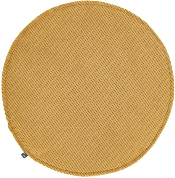 Sora, Sittdyna till matstol, senap, H2,5x35x35 cm