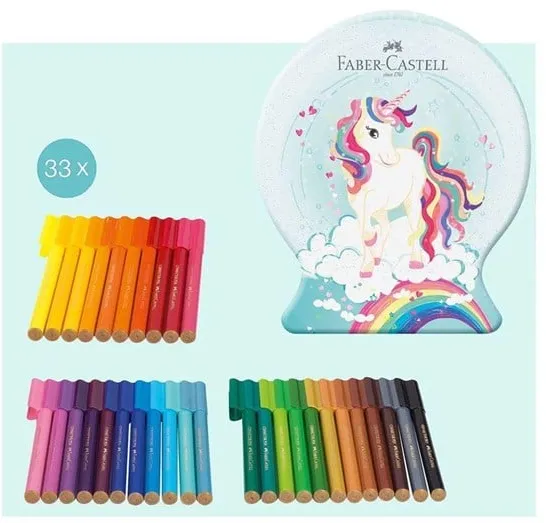 Faber Castell Filtpenna Connector Enhörning 33 st